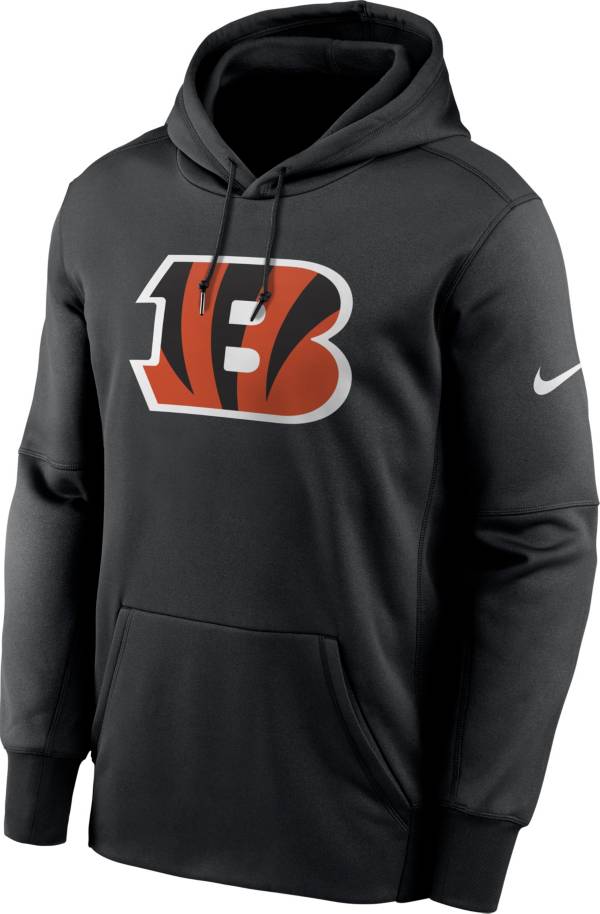 Nike Men's Cincinnati Bengals Logo Therma-FIT Black Hoodie product image