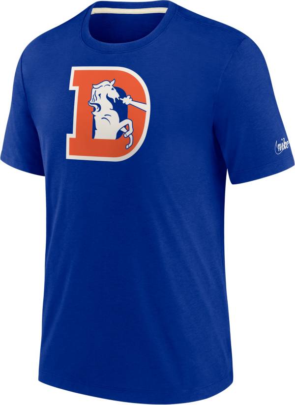 Nike Men's Denver Broncos Historic Tri-Blend Royal T-Shirt