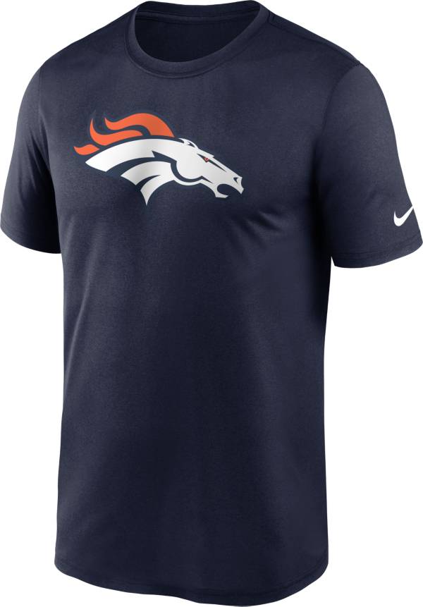 Nike Men's Denver Broncos Legend Logo Navy T-Shirt product image