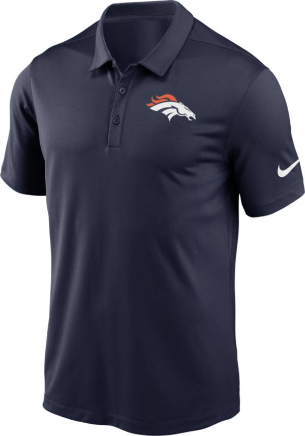 Nike Men's Denver Broncos Franchise Navy Polo