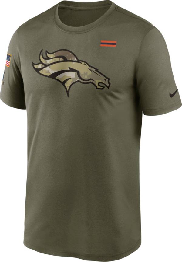 Nike Men's Denver Broncos Salute to Service Olive Legend T-Shirt