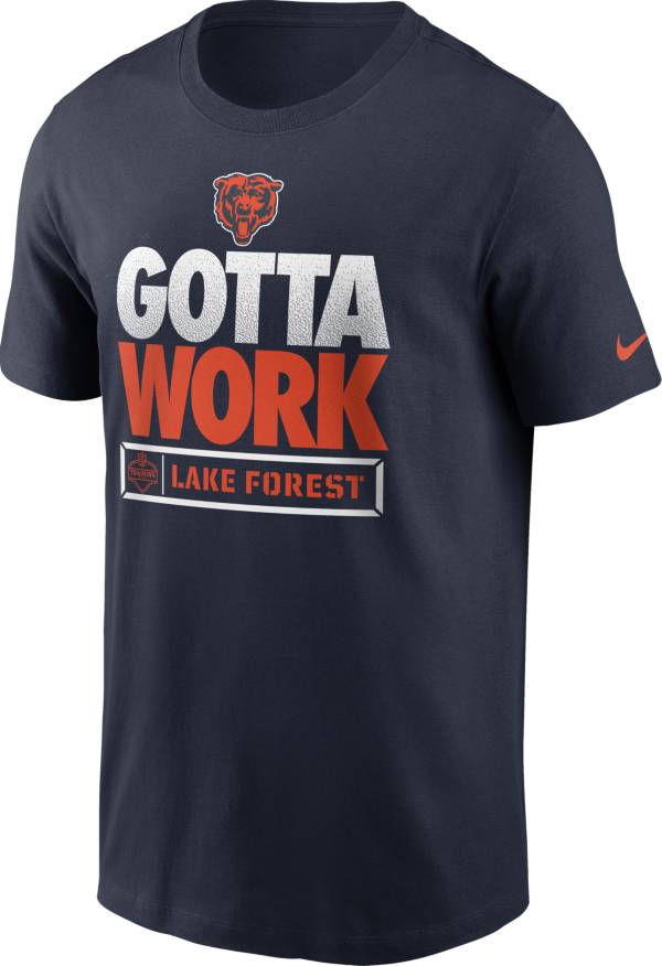 Nike Men's Chicago Bears Gotta Work Essential Navy T-Shirt