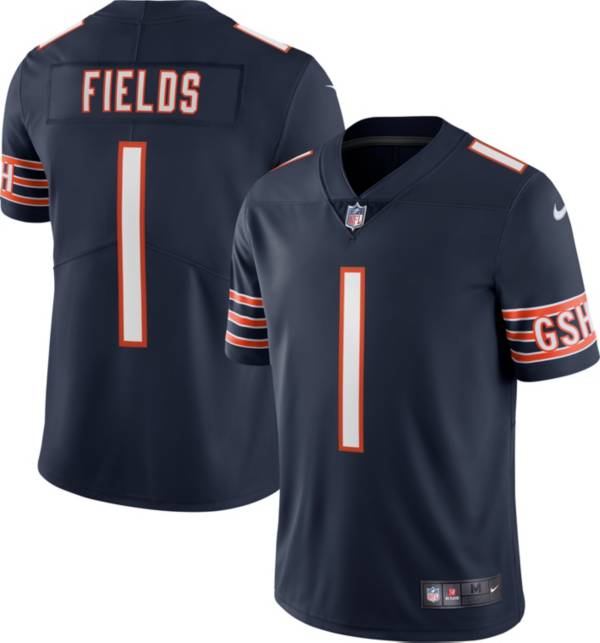 Nike Men's Chicago Bears Justin Fields #1 Navy Limited Jersey