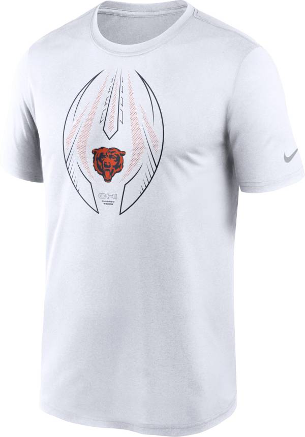 Nike Men's Chicago Bears Legend Icon White Performance T-Shirt