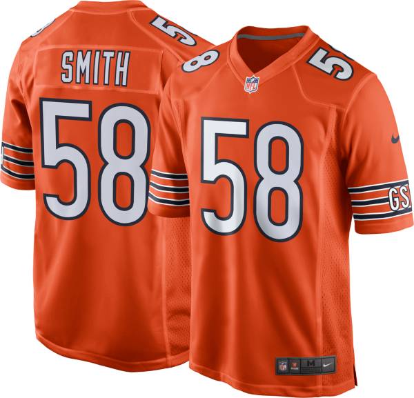 Nike Men's Chicago Bears Roquan Smith #58 Alternate Orange Game Jersey product image