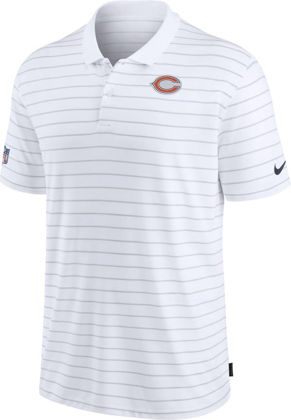 Nike Men's Chicago Bears Sideline Early Season White Performance Polo