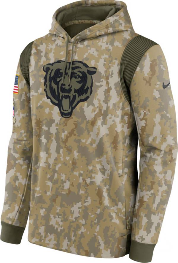 Nike Men's Chicago Bears Salute to Service Camouflage Hoodie