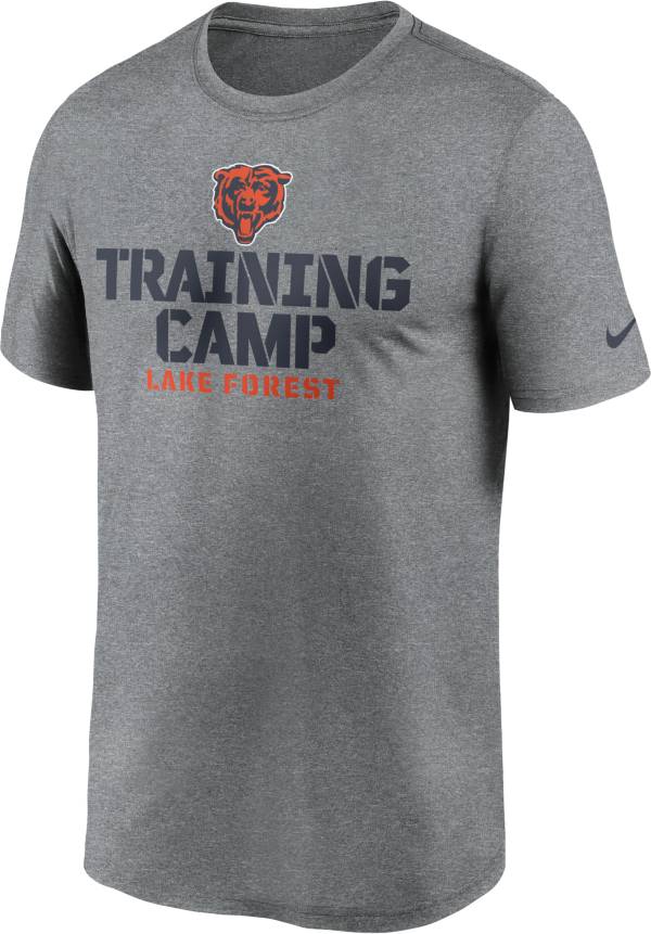 Nike Men's Chicago Bears Training Camp Legend Grey T-Shirt