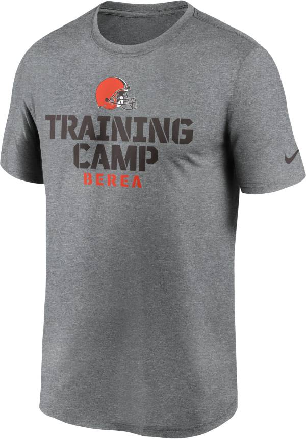 Nike Men's Cleveland Browns Training Camp Legend Grey T-Shirt