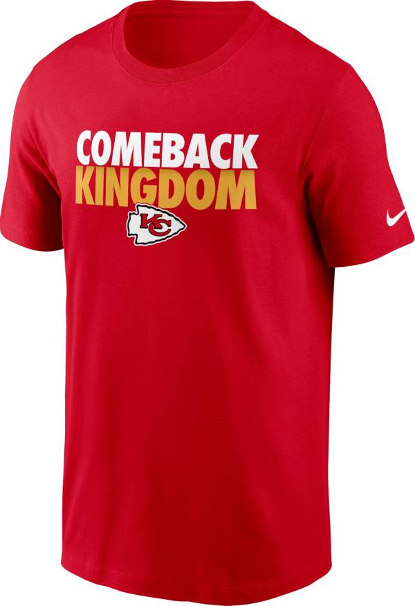 Nike Men's Kansas City Chiefs Comeback Kingdom Red T-Shirt