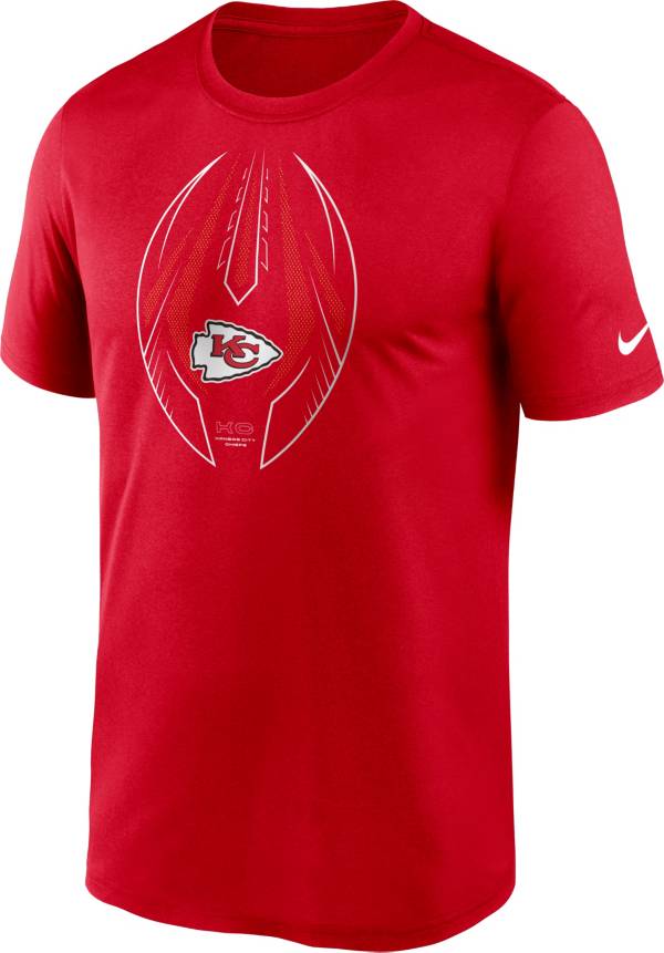 Nike Men's Kansas City Chiefs Legend Icon Red Performance T-Shirt