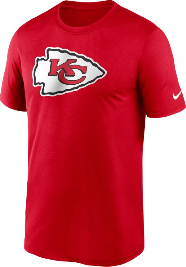 Nike Men's Kansas City Chiefs Legend Logo Red T-Shirt