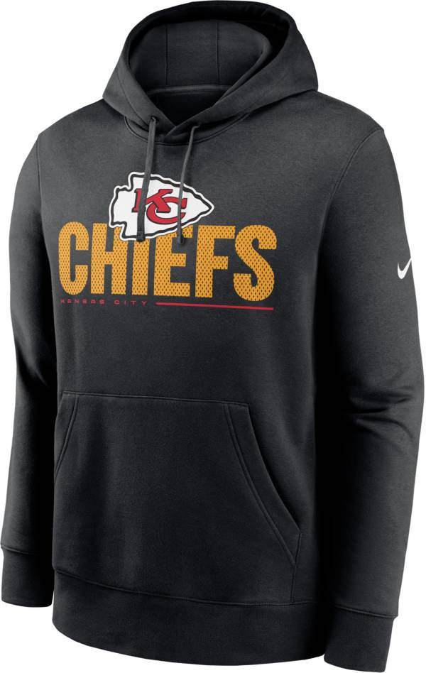 Nike Men's Kansas City Chiefs Impact Club Black Hoodie
