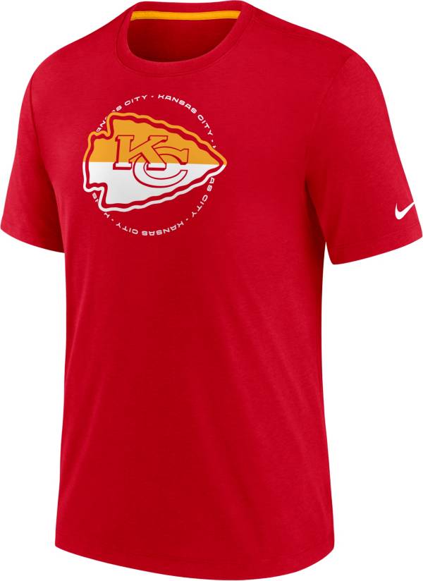 Nike Men's Kansas City Chiefs Impact Tri-Blend Red T-Shirt