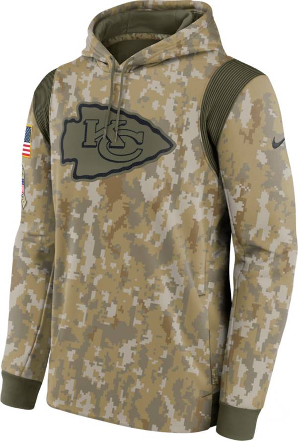 Nike Men's Kansas City Chiefs Salute to Service Camouflage Hoodie