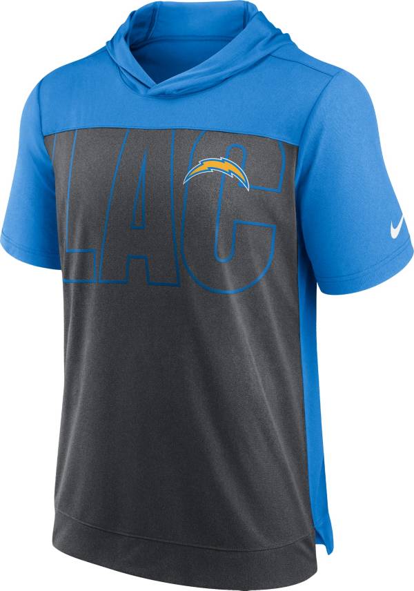 Nike Men's Los Angeles Chargers Dri-FIT Hooded T-Shirt