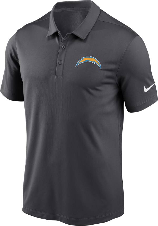 Nike Men's Los Angeles Chargers Franchise Anthracite Polo