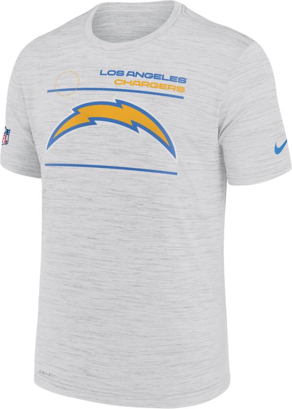 Nike Men's Los Angeles Chargers Sideline Legend Velocity White T-Shirt