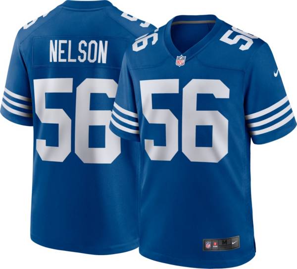 Nike Men's Indianapolis Colts Quenton Nelson #56 Alternate Blue Game Jersey