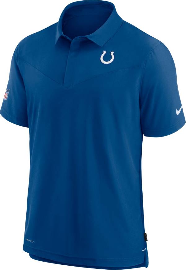 Nike Men's Indianapolis Colts Sideline Coaches Blue Polo