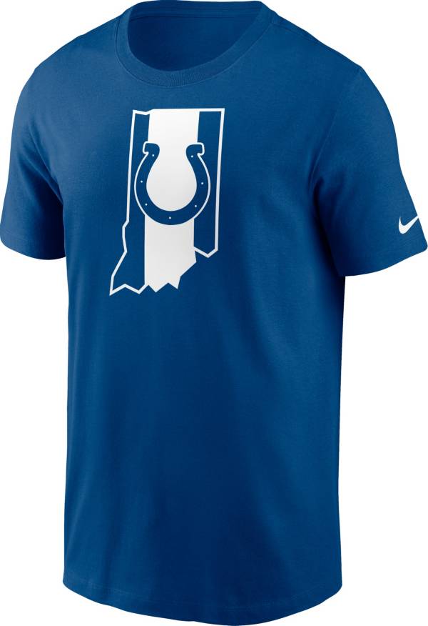 Nike Men's Indianapolis Colts State Logo Blue T-Shirt