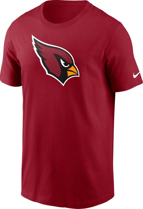 Nike Men's Arizona Cardinals Logo Red Cotton T-Shirt