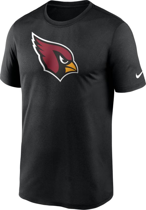 Nike Men's Arizona Cardinals Legend Logo Black T-Shirt