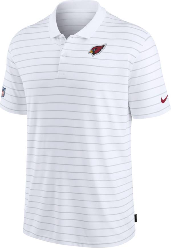 Nike Men's Arizona Cardinals Sideline Early Season White Performance Polo