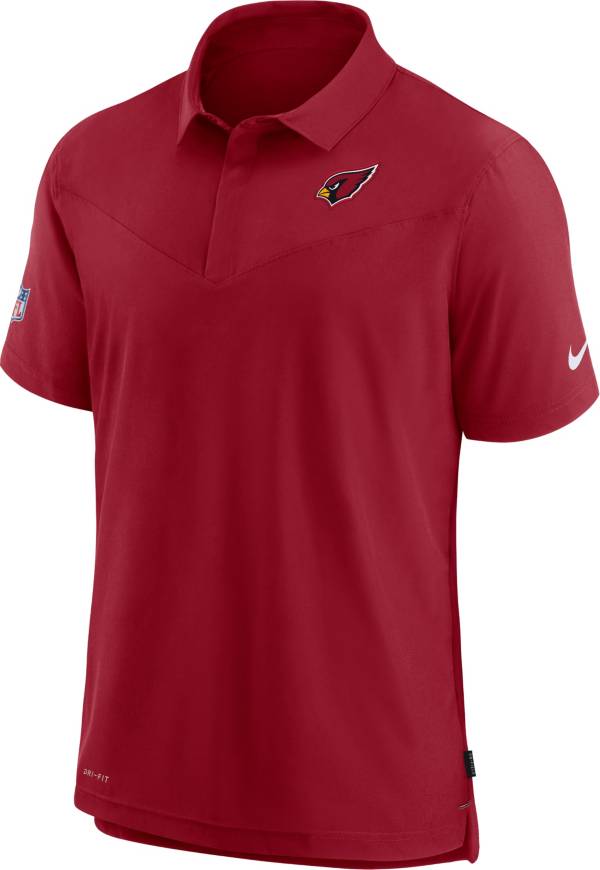 Nike Men's Arizona Cardinals Sideline Coaches Red Polo