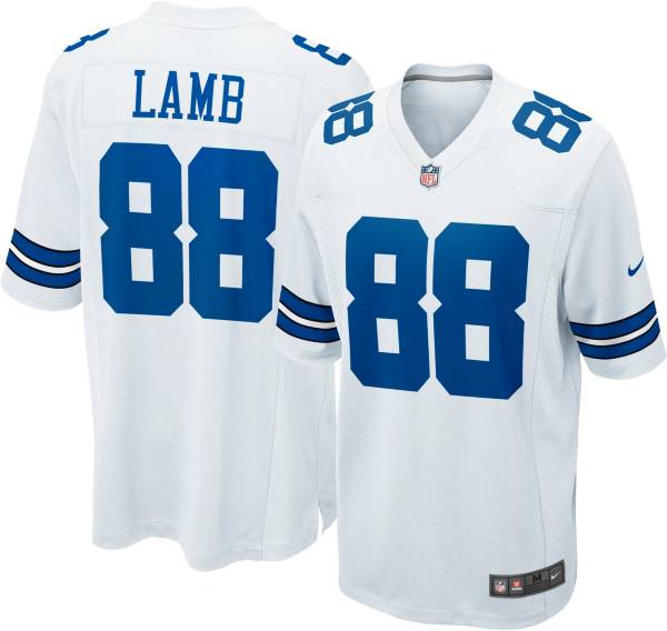 Nike Men's Dallas Cowboys CeeDee Lamb #88 White Game Jersey