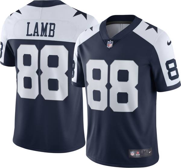 Nike Men's Dallas Cowboys CeeDee Lamb #88 Navy Limited Throwback Jersey product image