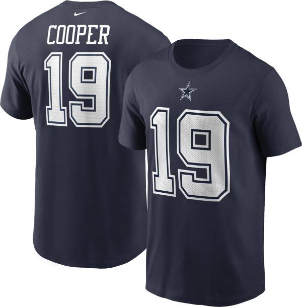 Nike Men's Dallas Cowboys Amari Cooper #19 Legend Performance Navy T-Shirt