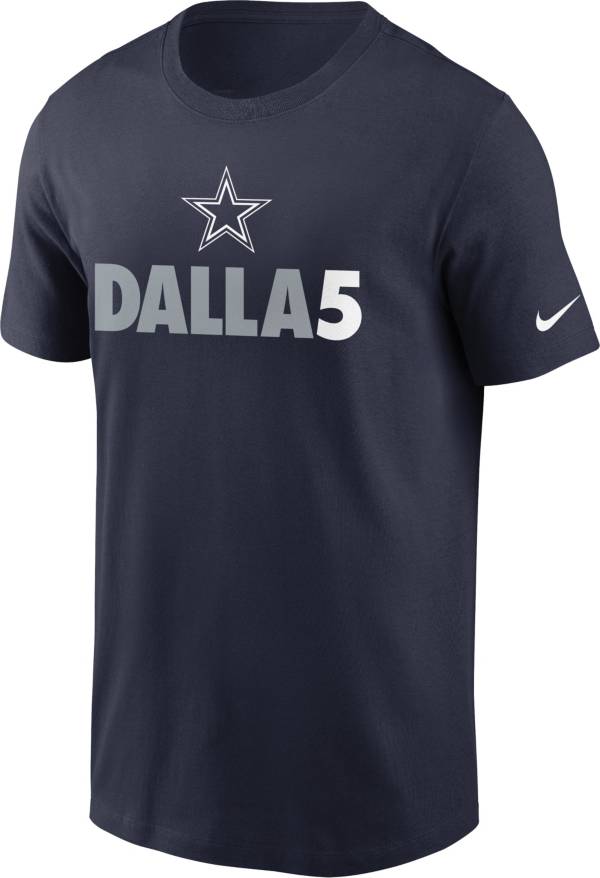 Nike Men's Dallas Cowboys Dallas5 Navy T-Shirt