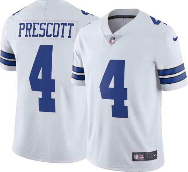 Nike Men's Dallas Cowboys Dak Prescott #4 Limited White Jersey