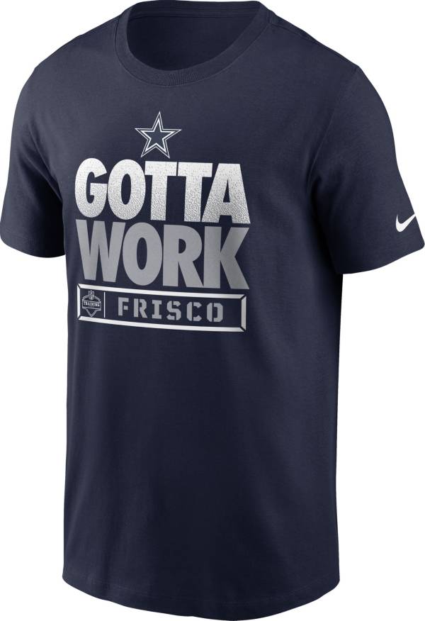 Nike Men's Dallas Cowboys Gotta Work Essential Navy T-Shirt