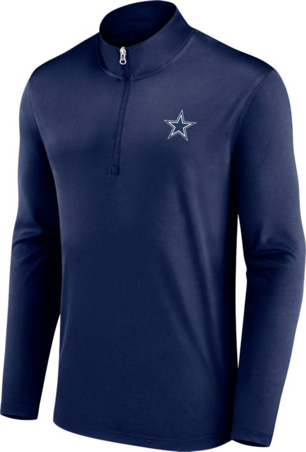 MLB Men's Dallas Cowboys Underdog Navy Quarter-Zip Pullover