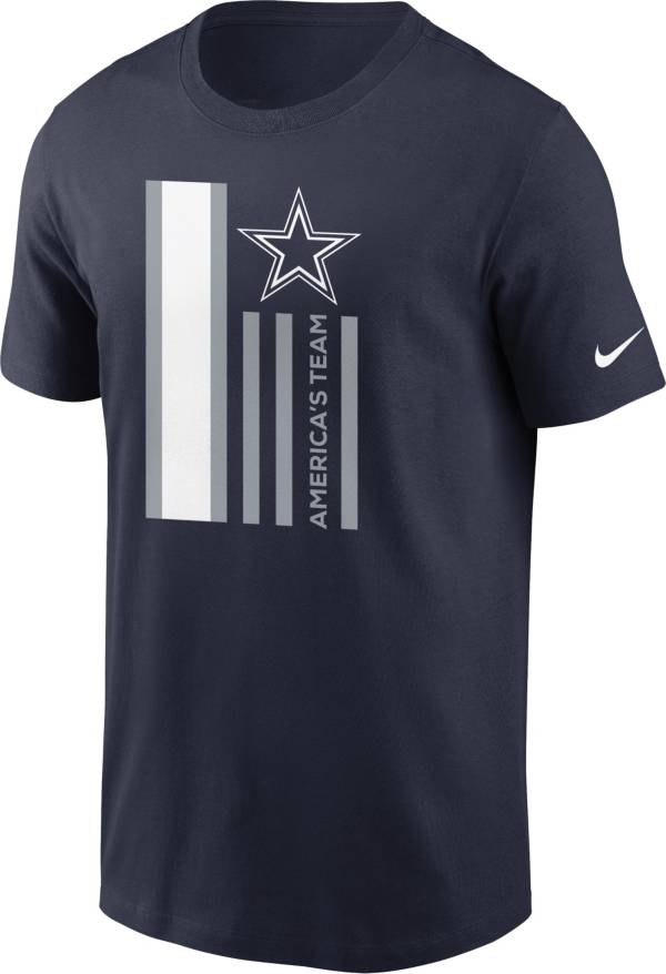 Nike Men's Dallas Cowboys Local Flag Navy T-Shirt