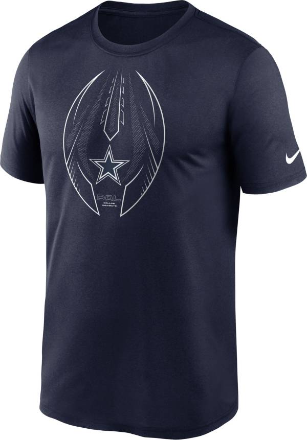 Nike Men's Dallas Cowboys Legend Icon Navy Performance T-Shirt