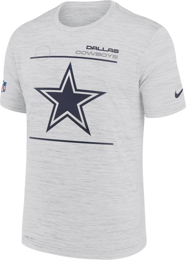 Nike Men's Dallas Cowboys Sideline Legend Velocity White Performance T-Shirt