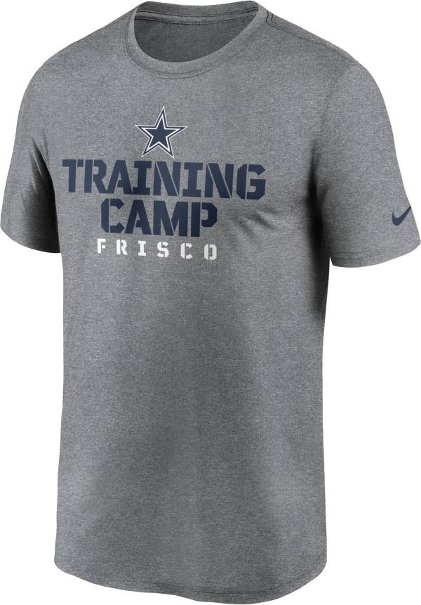 Nike Men's Dallas Cowboys Grey Training Camp Legend T-Shirt