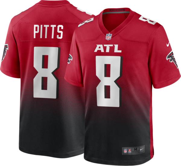 Nike Men's Atlanta Falcons Kyle Pitts #8 Alternate Red Game Jersey product image