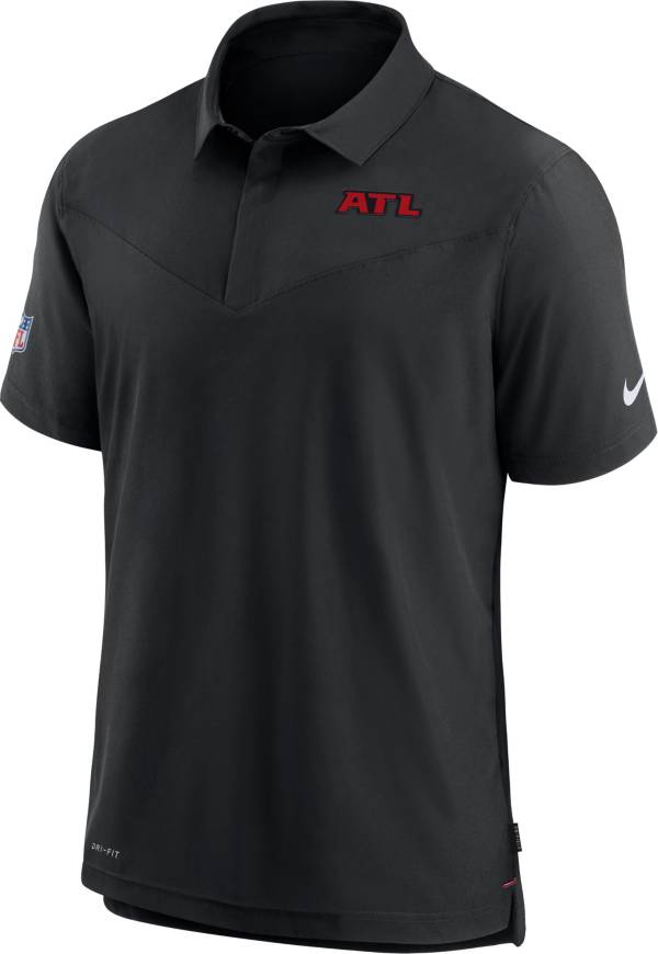 Nike Men's Atlanta Falcons Sideline Coaches Black Polo