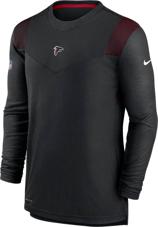 Nike Men's Atlanta Falcons Sideline Player Dri-FIT Long Sleeve Black T-Shirt