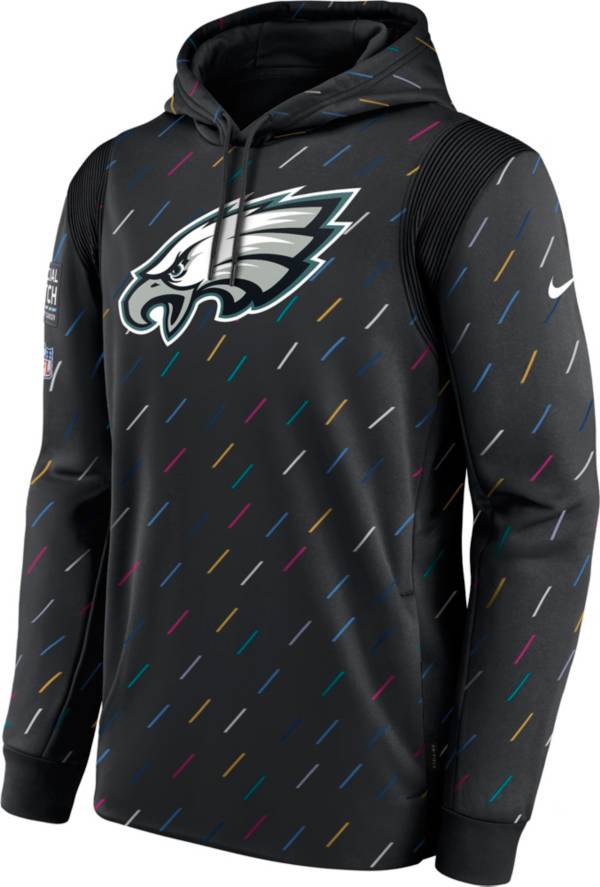 Nike Men's Philadelphia Eagles Crucial Catch Anthracite Pullover Hoodie