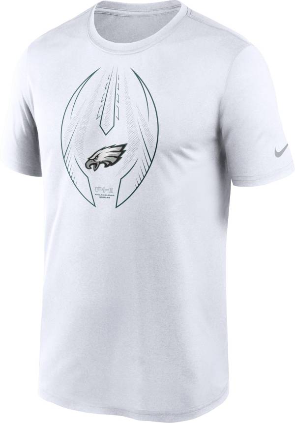 Nike Men's Philadelphia Eagles Legend Icon White Performance T-Shirt