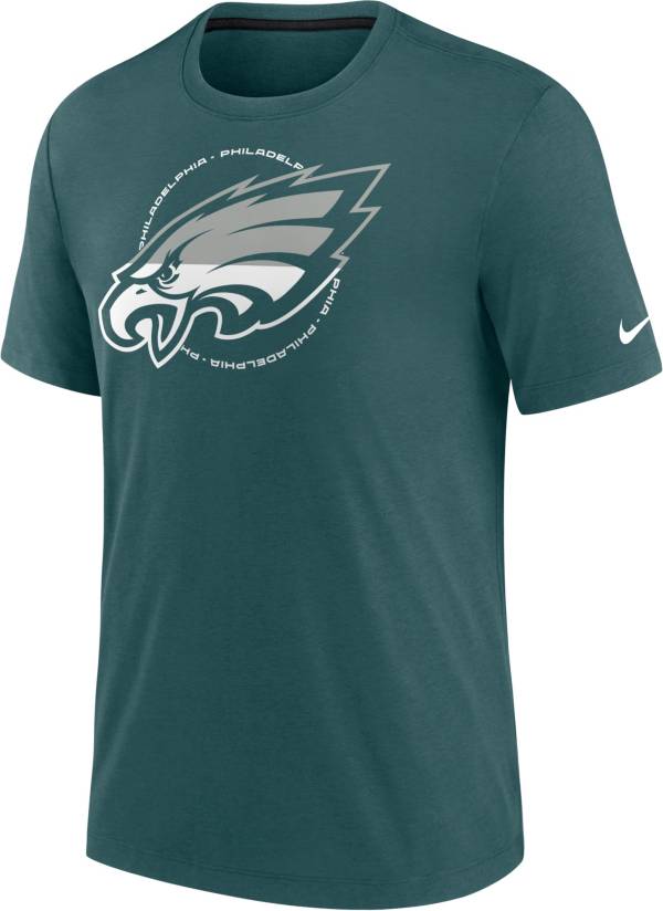 Nike Men's Philadelphia Eagles Historic Tri-Blend Teal T-Shirt