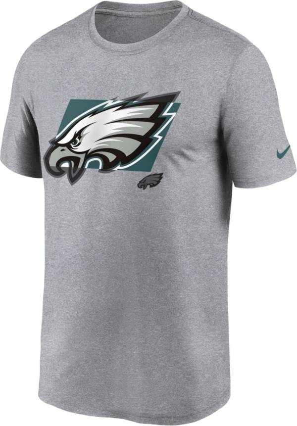 Nike Men's Philadelphia Eagles Tonal Logo Legend Grey T-Shirt