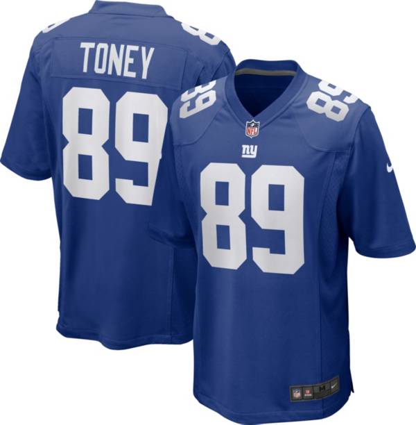 Nike Men's New York Giants Kadarius Toney #89 Blue Game Jersey