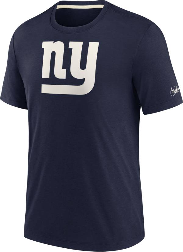 Nike Men's New York Giants Historic Tri-Blend Navy T-Shirt product image