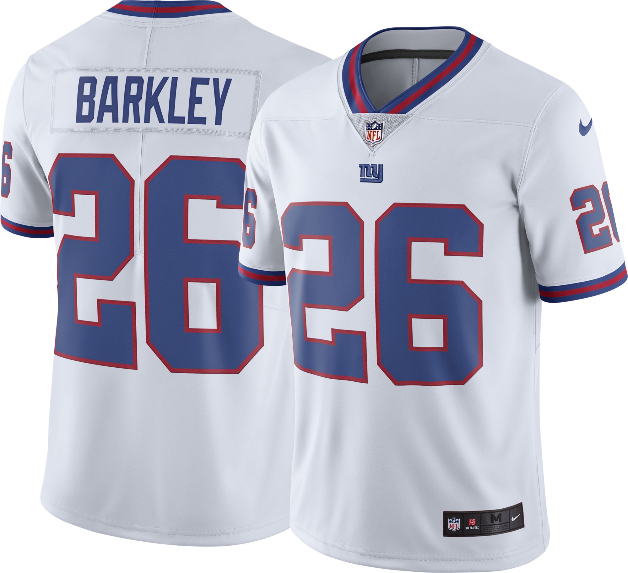 Men's Nike Saquon Barkley Royal New York Giants Classic Vapor Elite Player Jersey in Blue